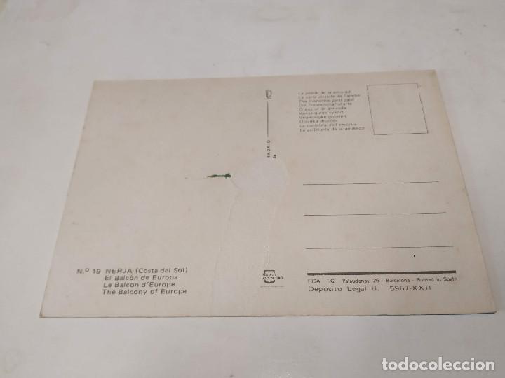 Postales: M&Aacute;LAGA - POSTAL NERJA - EL BALC&Oacute;N DE EUROPA - Foto 2