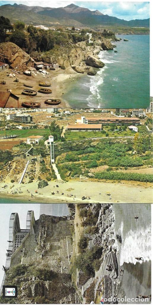 Postales: LOTE 6 POSTALES NERJA MALAGA - Foto 2