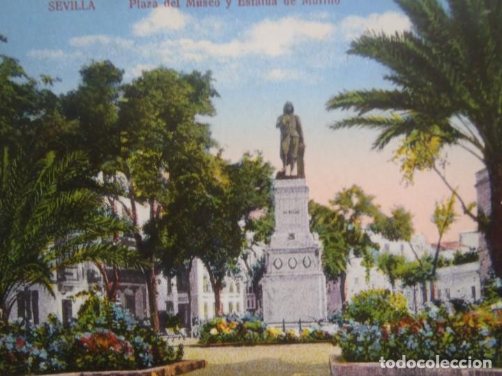 Postales: SEVILLA - PLAZA DEL MUSEO - Foto 1