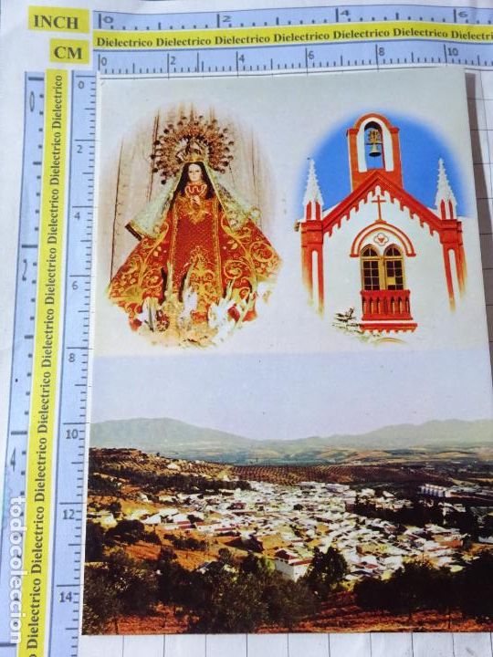 Cartes Postales: POSTAL DE M&Aacute;LAGA. A&Ntilde;O 1981. NUESTRA SE&Ntilde;ORA DE LA FUENSANTA PIZARRA. 1474 ESCUDO ORO. 2469