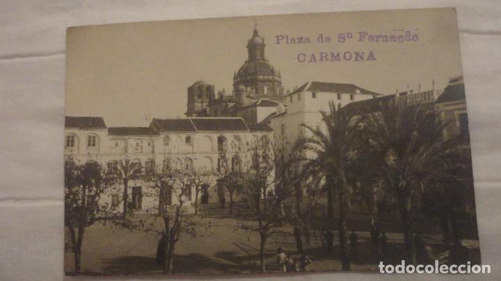 Postcards: ANTIGUA POSTAL PLAZA SAN FERNANDO CARMONA.SEVILLA PRIINCIPIOS DEL XX