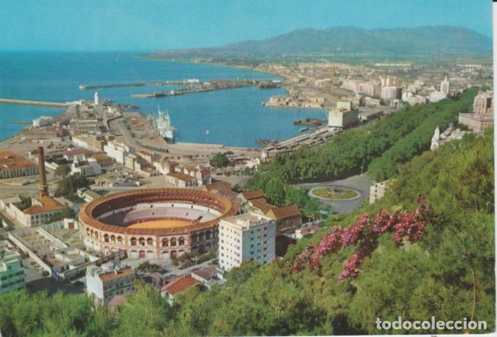 Postales: (8238) MALAGA. PLAZA DE TOROS Y VISTA GENERAL ... SIN CIRCULAR