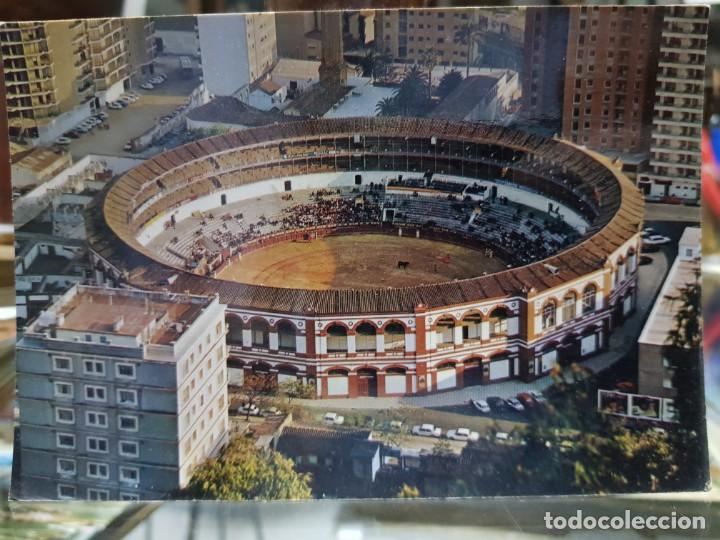 Postales: ANTIGUA POSTAL PLAZA DE TOROS DE MALAGA MONTERO 283