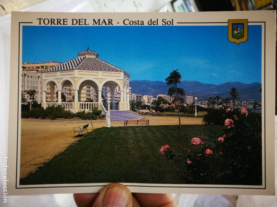 Postales: Postal TORRE DEL MAR COSTA DEL SOL Paseo Mar&iacute;timo Detalle N 2 DOM&Iacute;NGUEZ S/C