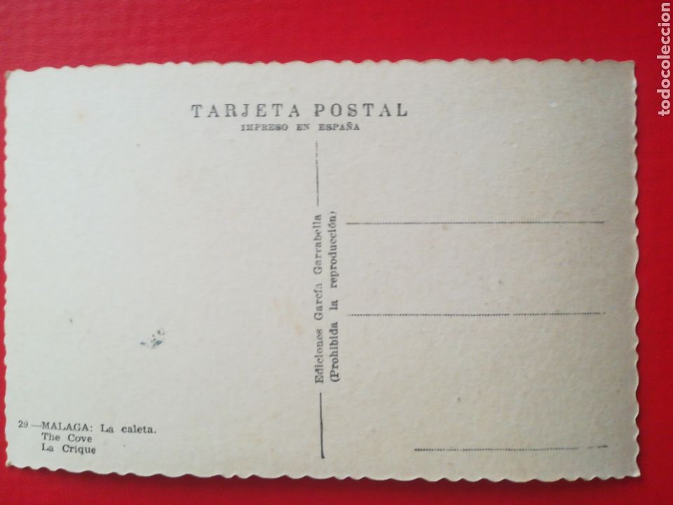 Postales: M&aacute;laga, La Caleta. Garrabela - Foto 2