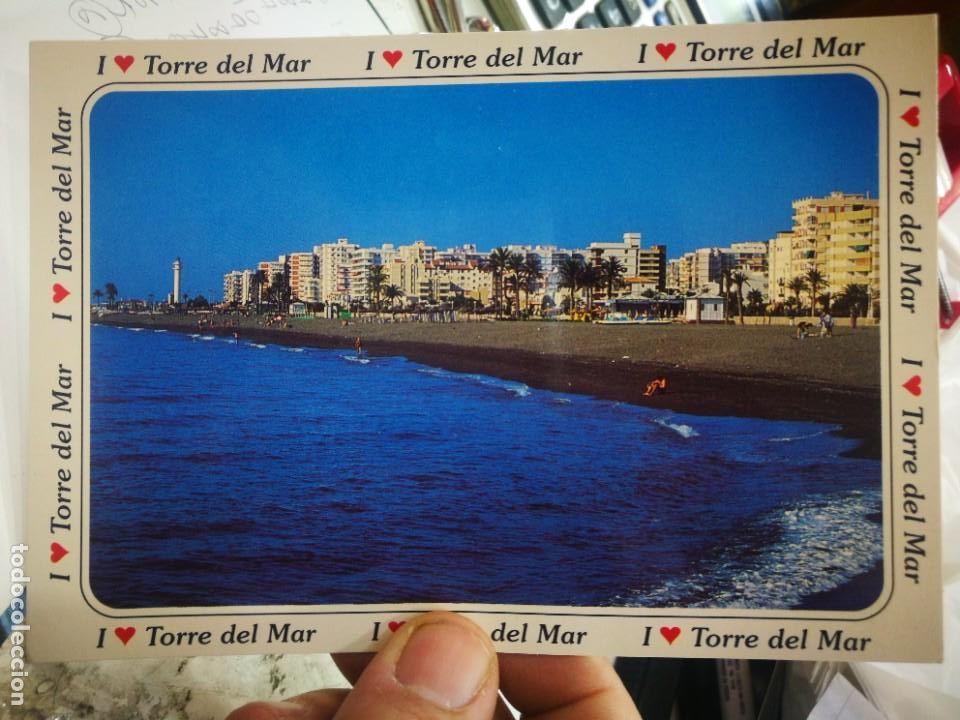 Postales: Postal TORRE DEL MAR Costa del Sol Playa N 15 DOM&Iacute;NGUEZ S/C