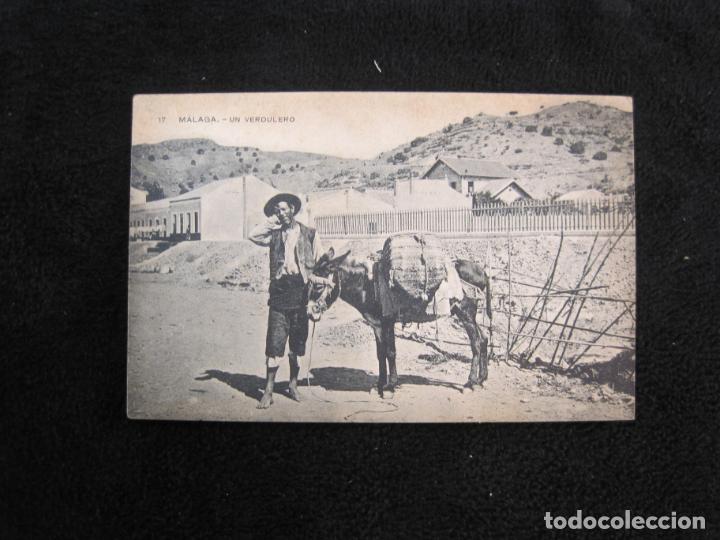 Postkarten: MALAGA-UN VERDULERO-SAMSOT Y MISSE-17-POSTAL ANTIGUA-(78.393)