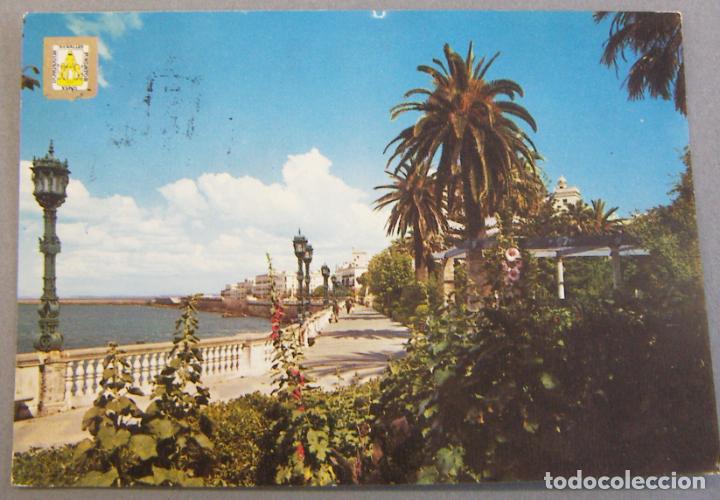 Postales: POSTAL DE CADIZ ALAMEDA DEL MARQUES DE COMILLASAS EDIC A.SUBIRATS CASANOVAS N&ordm; 1124