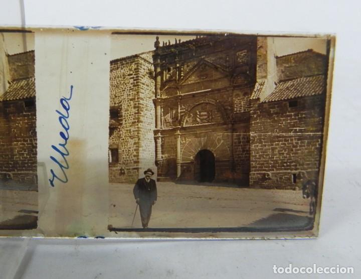 Postales: FOTOGRAFIA ESTEREOSCOPICA DE UBEDA, A&Ntilde;O 1912 APROX., REALIZADA EN CRISTAL, MIDE 10,6 X 4,3 CMS.