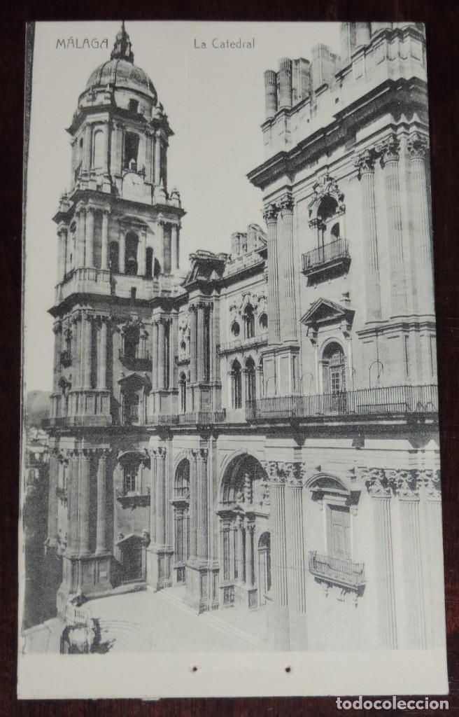 Postales: POATAL DE MALAGA, LA CATEDRAL, ED.DOMINGO DEL RIO, NO CIRCULADA.