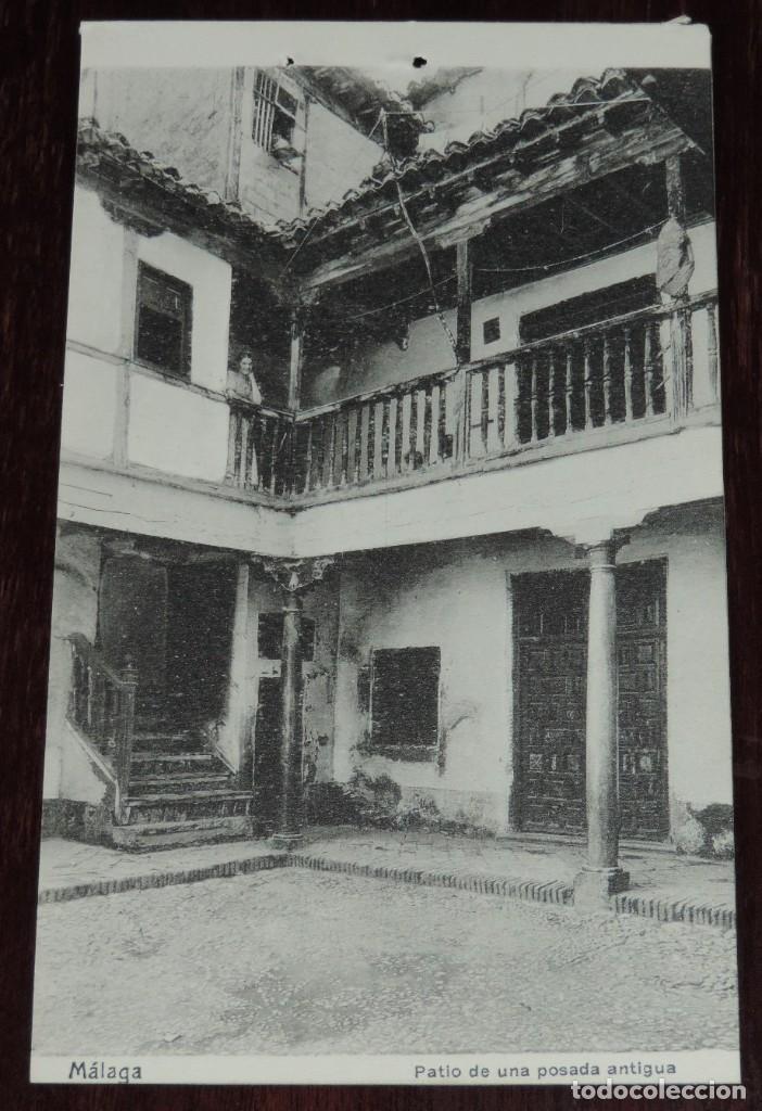 Postales: POATAL DE MALAGA, PATIO DE UNA POSADA ANTIGUA, ED.DOMINGO DEL RIO, NO CIRCULADA.