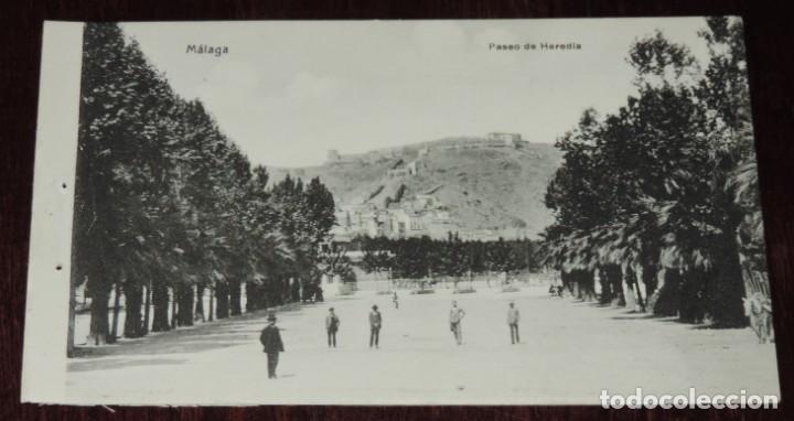 Postales: POSTAL DE MALAGA, PASEO DE HEREDIA - EDICIONES DOMINGO DEL RIO N&ordm; 8, NO CIRCULADA.