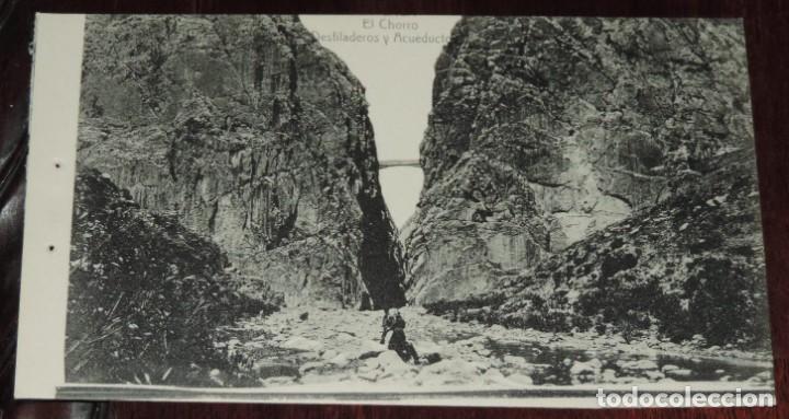 Postales: POSTAL DE MALAGA, EL CHORRO, DESFILADEROS Y ACUEDUCTO - EDICIONES DOMINGO DEL RIO,, NO CIRCULADA.