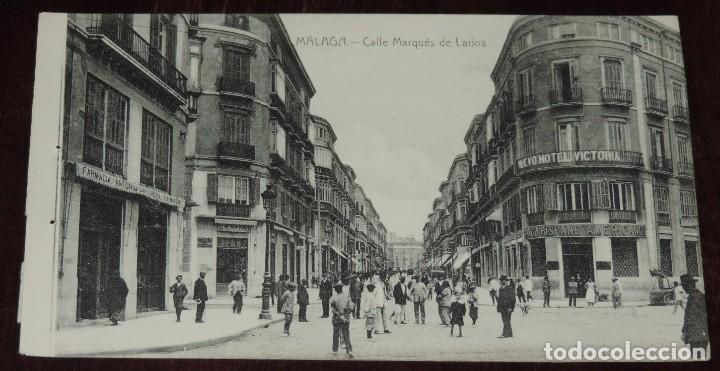 Postales: POSTAL DE MALAGA, CALLE MARQUES DE LARIOS, EDICIONES DOMINGO DEL RIO, NO CIRCULADA.