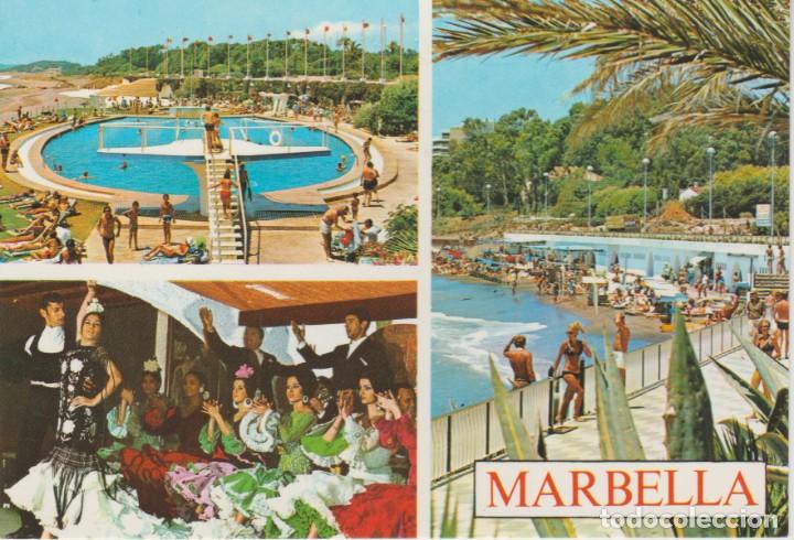 Postales: (1726) MARBELLA. PISCINA - Foto 1