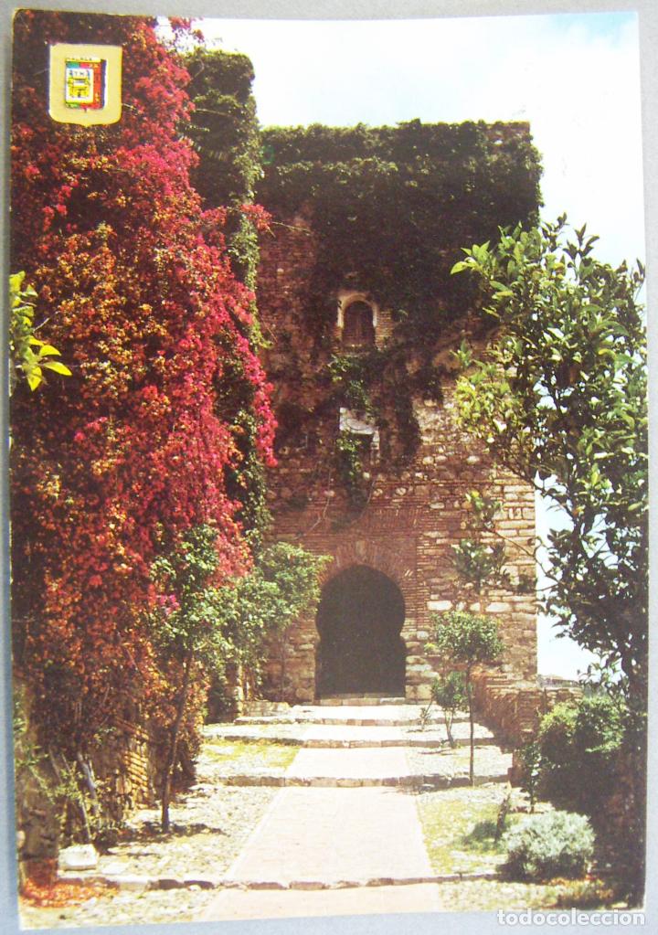Postales: POSTAL DE MALAGA. LA ALCAZABA. ARCO DEL CRISTO Edic DOMINGUEZ N&ordm; 44