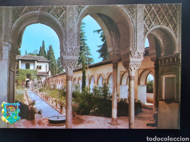 Postales: Postal de. Granada. Generalice. Arcadas y Jardines. - Foto 1