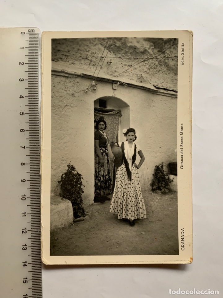 Postales: POSTAL. GRANADA. GITANAS DEL SACRO MONTE. EDICIONES SICILIA. - Foto 1