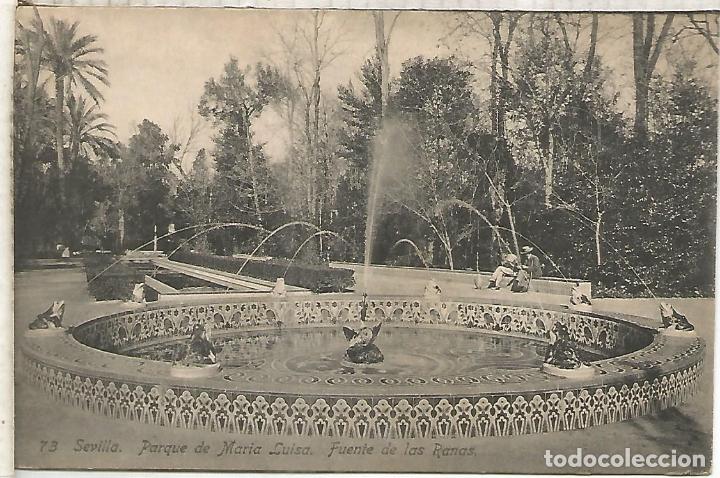 Postales: SEVILLA PARQUE MARIA LUISA ESCRITA