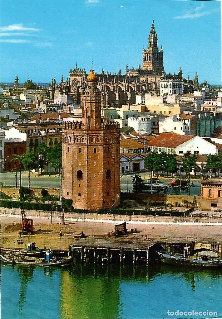 Postales: N&ordm; 558-SEVILLA. Vista parcial. Sin circular. ED. BEASCOA