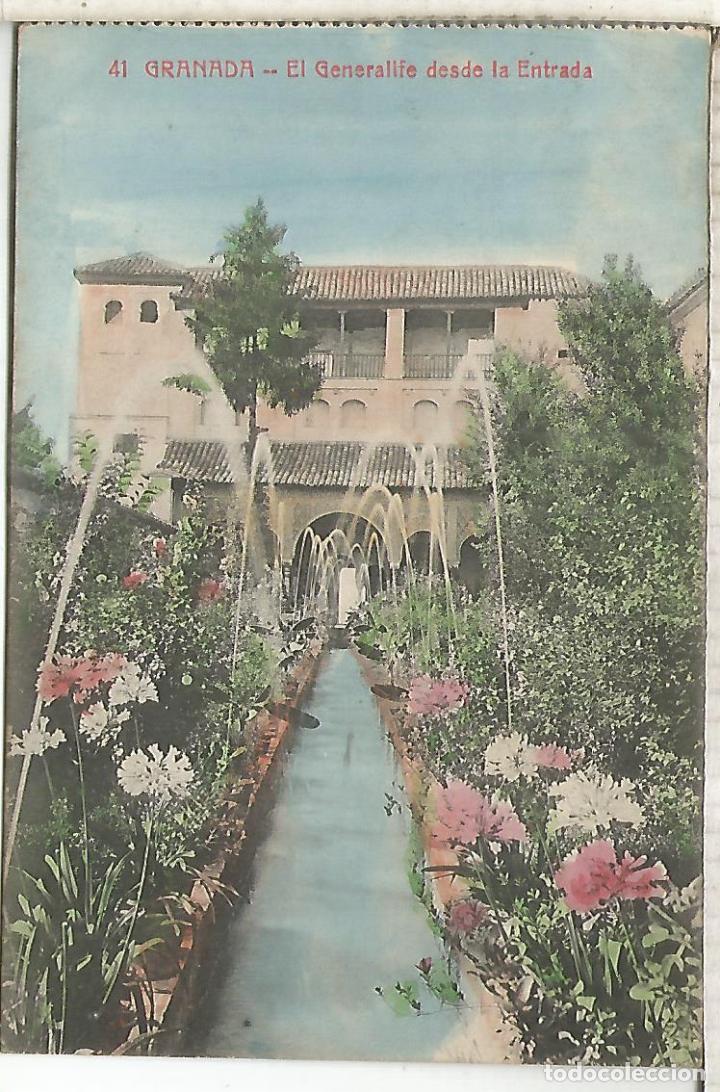 Postales: GRANADA ALHAMBRA ESCRITA - Foto 1