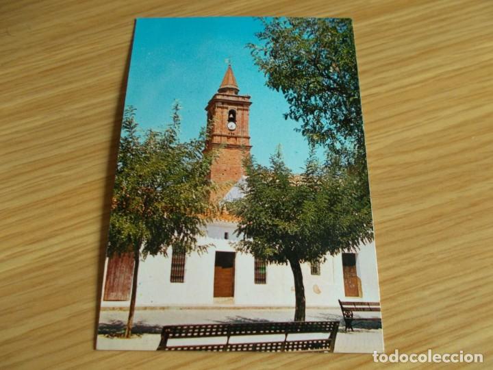 Postales: ALOSNO --HUELVA -- PASEO E IGLESIA