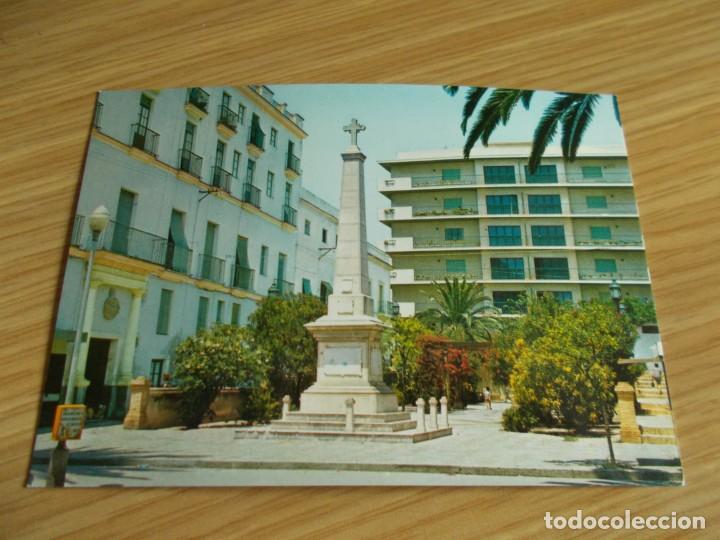 Postales: PUERTO SANTA MARIA -- CADIZ -- PLAZA DE CRISTOBAL COLON