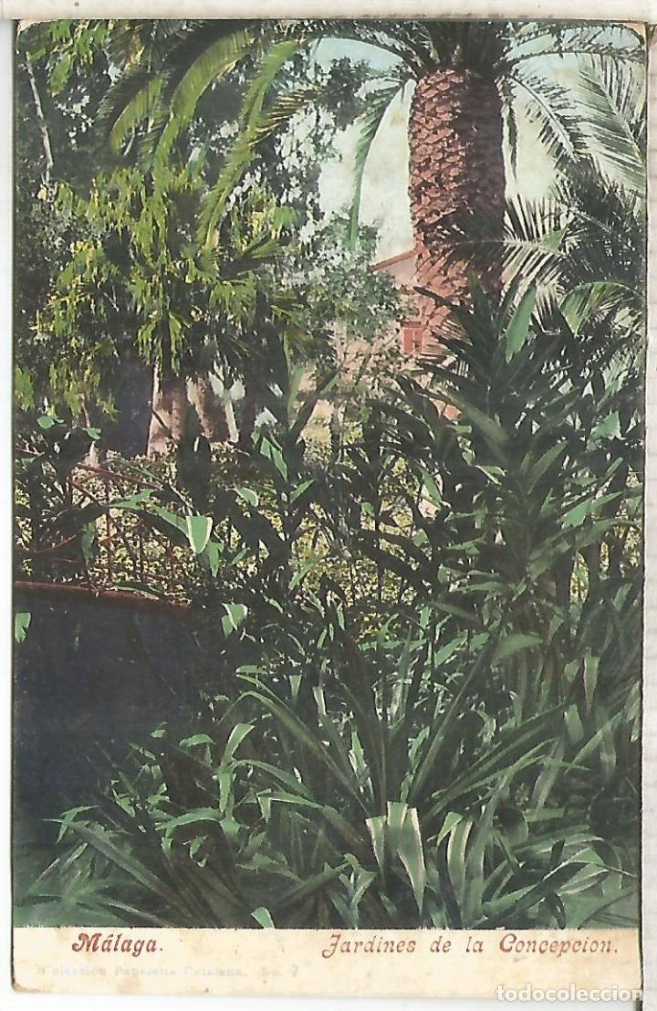 Postales: MALAGA JARDINES DE LA CONCEPCION ESCRITA