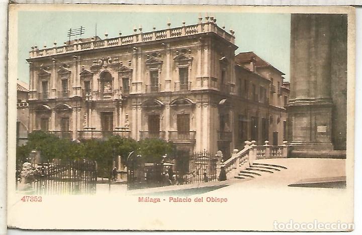 Postales: MALAGA PALACIO DEL OBISPO DORSO SIN DIVIDIR