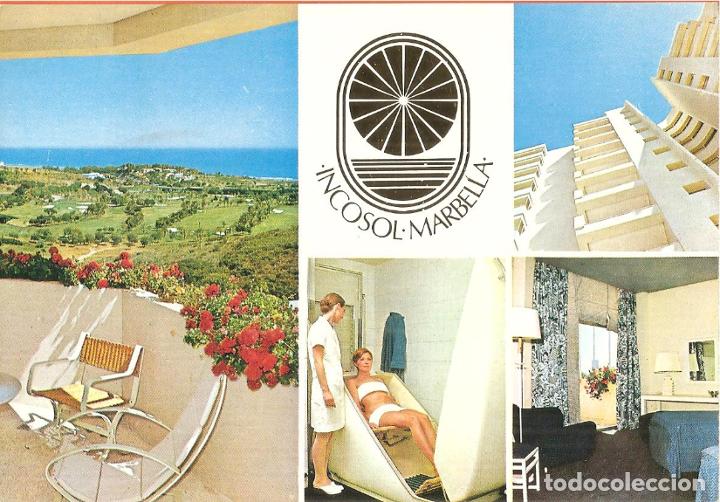Postales: POSTAL, INSTITUTO M&Eacute;DICO INCOSOL-MARBELLA, CIRCULADA