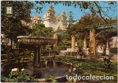 Postales: POSTAL DE CADIZ. ALAMEDA MARQUES DE COMILLAS. GRAN FORMATO 21X15 CM. P-ANC-629,1