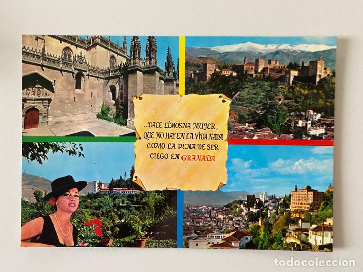 Postales: TARJETA POSTAL. RECUERDO DE GRANADA. N&ordm; 1032. ED. FRANCISCO GALLEGOS