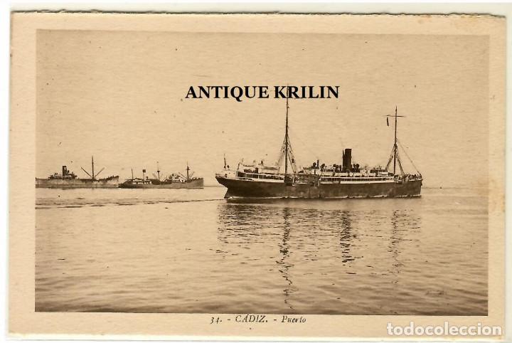 Postales: CADIZ N&ordm; 34 PUERTO / EDICION L. ROISIN
