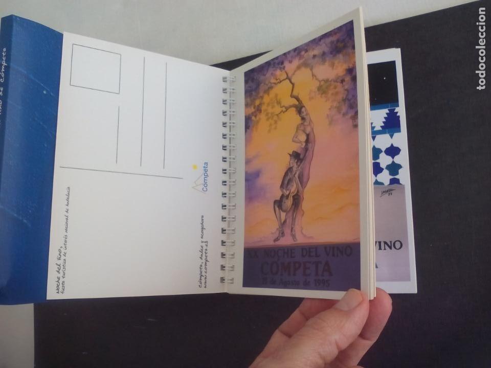 Postales: COLECCION DE 18 POSTALES CARTELES DE LA NOCHE DEL VINO DE COMPETA, MALAGA. AXARQUIA COSTA DEL SOL