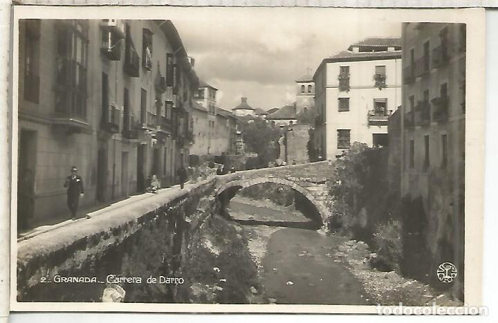 Postales: GRANADA CARRERA DEL DARRO SIN ESCRIBIR - Foto 1
