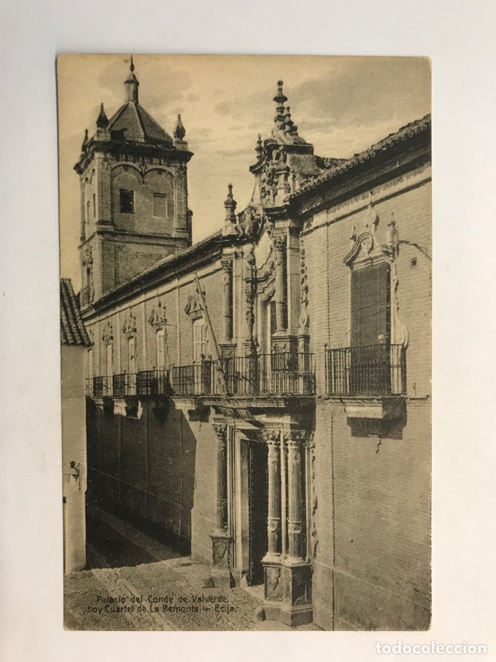 Postkarten: CARMONA (Sevilla) Postal Palacio del Conde de Valverde , hoy La Remonta . Uni&oacute;n Postal Universal