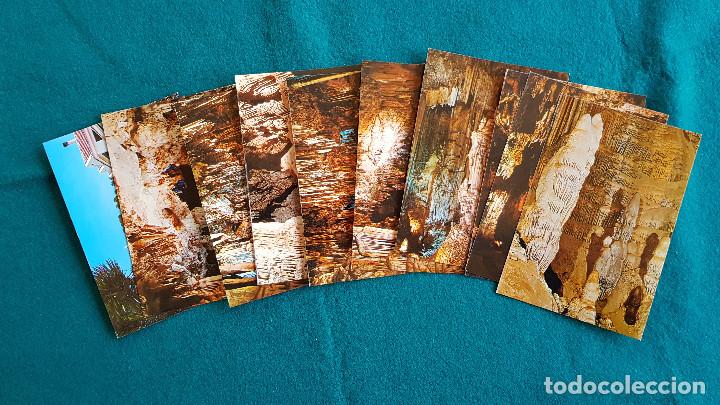 Postales: LOTE 10 POSTALES CUEVAS DE NERJA - MALAGA