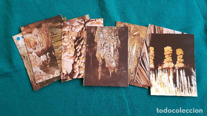 Postales: LOTE 10 POSTALES CUEVAS DE NERJA - MALAGA