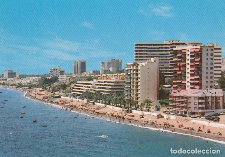 Postales: postal - aguadulce - playa y vista parcial - almeria - n&ordm; 19 - ed arribas - a&ntilde;o 1976 - nueva