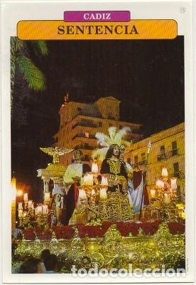 Postales: POSTAL DE CADIZ. SEMANA SANTA. SENTENCIA P-ANC-505,4