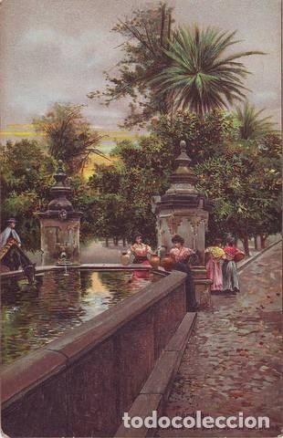 Postcards: CORDOBA. Fuente del patio de los naranjos.