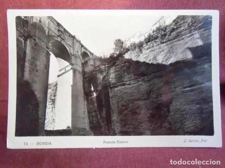 Postales: RONDA(MALAGA) POSTAL CIRCULADA 1944 A CARAVACA.ROISIN N&ordm; 14.