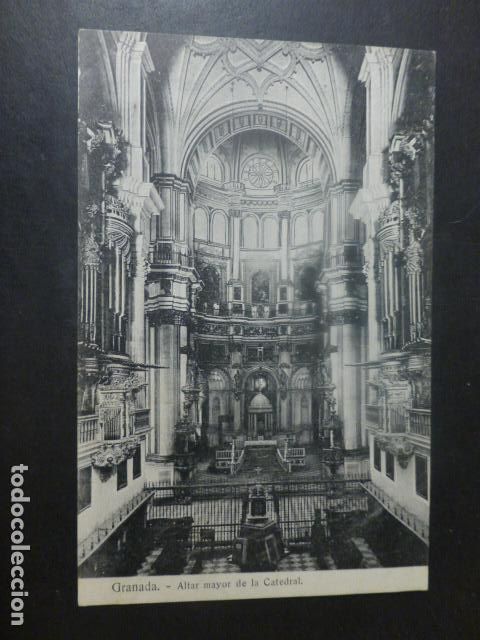 Postales: GRANADA ALTAR MAYOR DE LA CATEDRAL - Foto 1