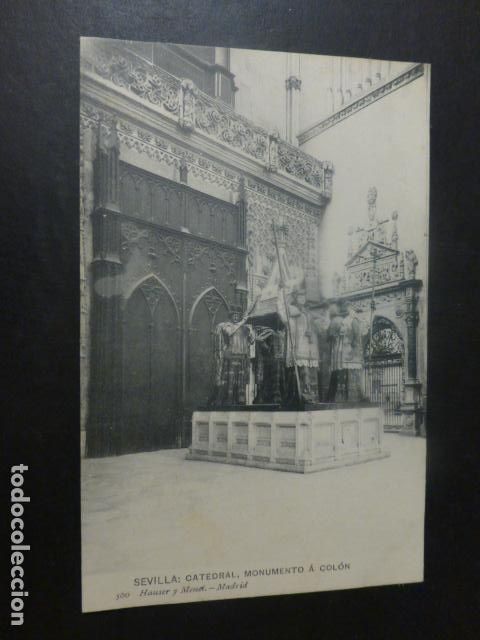 Postales: SEVILLA CATEDRAL MONUMENTO A COLON - Foto 1
