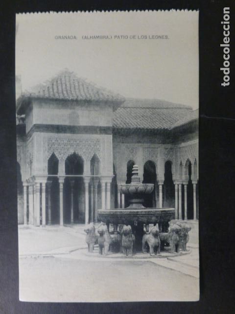 Postales: GRANADA ALHAMBRA PATIO DE LOS LEONES - Foto 1