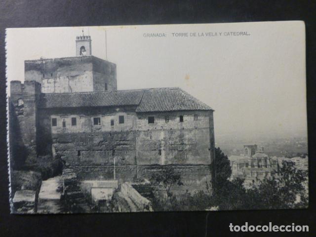 Postales: GRANADA TORRE DE LA VELA Y CATEDRAL - Foto 1