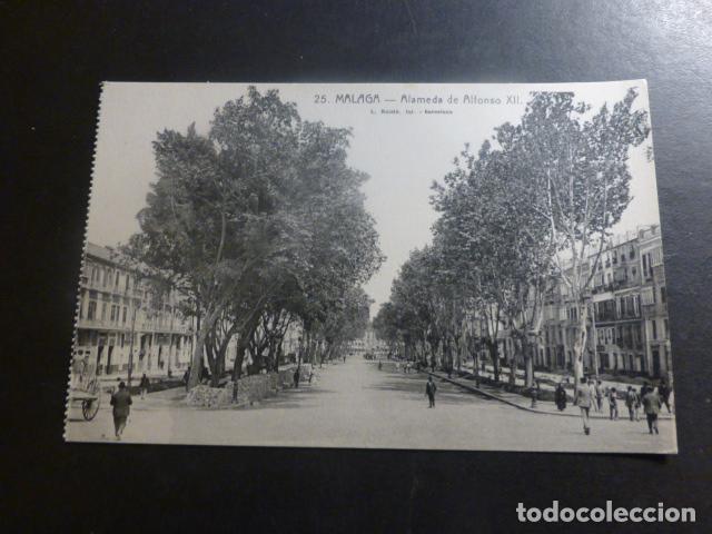 Postcards: MALAGA ALAMEDA DE ALFONSO XII
