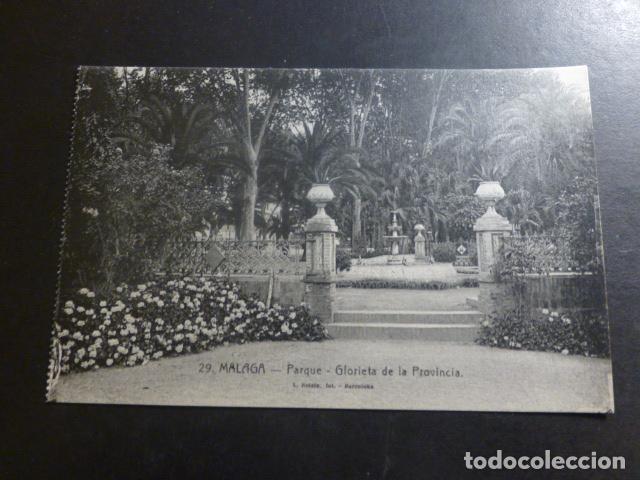 Postcards: MALAGA PARQUE GLORIETA DE LA PROVINCIA