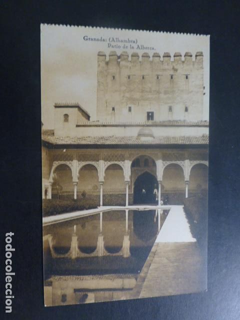 Postales: GRANADA ALHAMBRA PATIO DE LA ALBERCA - Foto 1