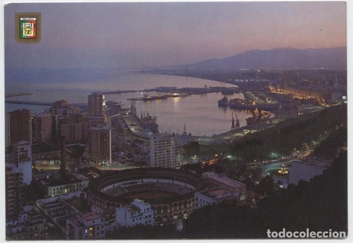 Postales: N&ordm; 30-M&Aacute;LAGA. Costa del Sol. Vista general de noche. Sin circular. ED. DOM&Iacute;NGUEZ